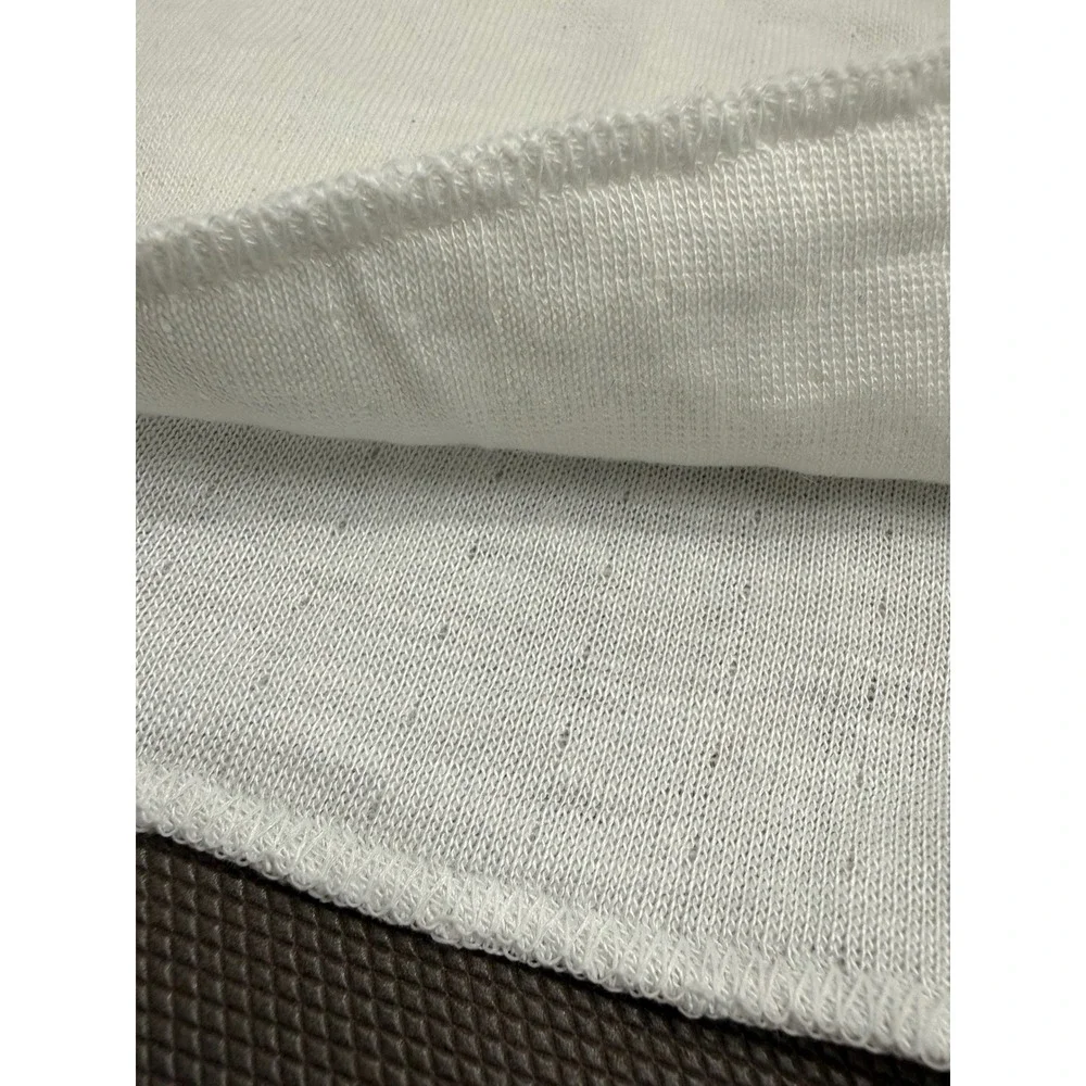 Vintage Duofold Thermal Shirt Mens M White Long Sleeve Wool Blend Made in USA